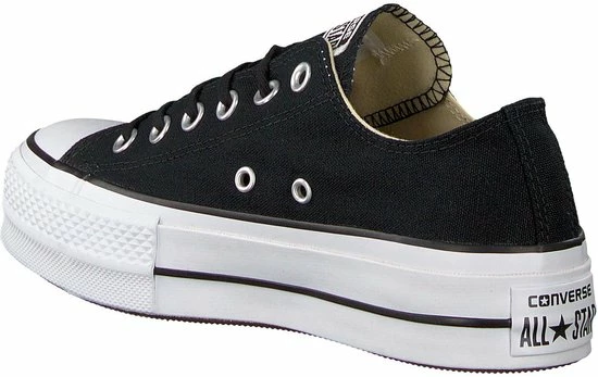 Converse Chuck Taylor All Star Lift Ox Lage Sneakers - Dames - Zwart - Maat 37 27 Converse Chuck Taylor All Star Lift Ox Lage Sneakers - Dames - Zwart - Maat 37 - Afbeelding 25
