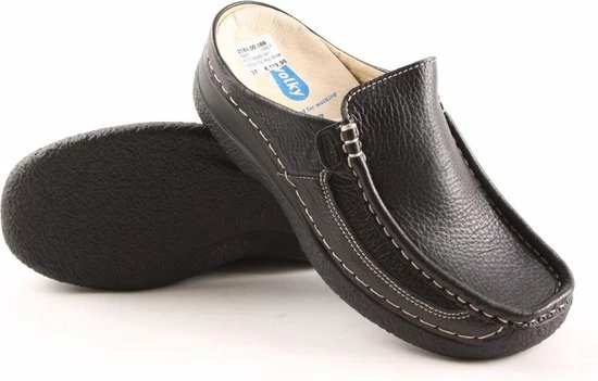 Wolky Comfortschoenen Roll Slide Zwart Leer 21 Wolky Comfortschoenen Roll Slide Zwart Leer - Afbeelding 19