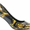 Versace Jeans Couture Versace Jeans Fondo Scarlett Dis. S50 Dames Pump - Zwart/Goud - Maat 39