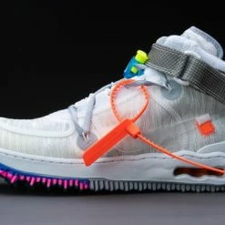 Nike Air Force 1 Mid Off-White White DO6290-100 Maat 38.5 Wit -Dames-schoenen Verkoop 550x358