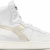 Diadora Sneakers Dames - Hoge Sneakers / Damesschoenen - Leer - Mi Basket Used Z - Goud - Maat 38 -Dames-schoenen Verkoop 550x360 8