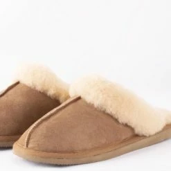 Shepherd Jessica Dames Pantoffels - Chestnut - Maat 40 -Dames-schoenen Verkoop 550x363 4