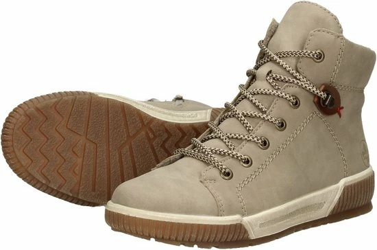 Rieker Dames Veterboot - N0730-64 Taupe - Maat 40 8 Rieker Dames Veterboot - N0730-64 Taupe - Maat 40 - Afbeelding 6