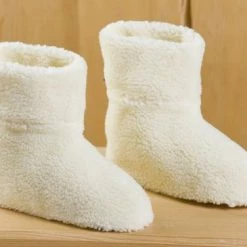 Nordiq Noordiq Wollen Sloffen - Dames/Heren - Merinowol - Maat 45/46 - Crèmewit