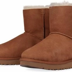 UGG Enkellaarsjes Dames / Laarzen / Damesschoenen - Suède - 1016501 - Cognac - Maat 37 -Dames-schoenen Verkoop 550x366 109