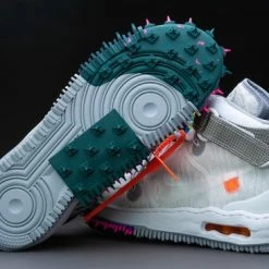 Nike Air Force 1 Mid Off-White White DO6290-100 Maat 38.5 Wit -Dames-schoenen Verkoop 550x366 26