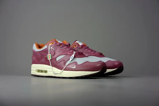 Nike Air Max 1 Patta Waves Rush Maroon (With Bracelet) DO9549-001 Maat 44.5 Metallic Silver;Rush Maroon 7 Nike Air Max 1 Patta Waves Rush Maroon (With Bracelet) DO9549-001 Maat 44.5 Metallic Silver;Rush Maroon - Afbeelding 5