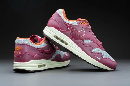 Nike Air Max 1 Patta Waves Rush Maroon (With Bracelet) DO9549-001 Maat 44.5 Metallic Silver;Rush Maroon 12 Nike Air Max 1 Patta Waves Rush Maroon (With Bracelet) DO9549-001 Maat 44.5 Metallic Silver;Rush Maroon - Afbeelding 10