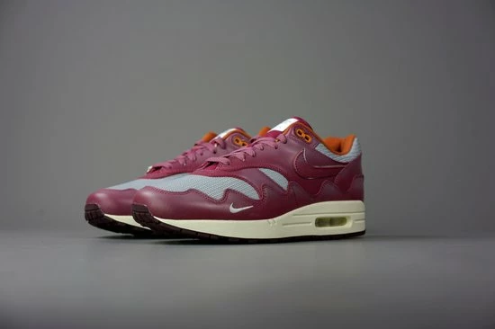 Nike Air Max 1 Patta Waves Rush Maroon (With Bracelet) DO9549-001 Maat 44.5 Metallic Silver;Rush Maroon 16 Nike Air Max 1 Patta Waves Rush Maroon (With Bracelet) DO9549-001 Maat 44.5 Metallic Silver;Rush Maroon - Afbeelding 14