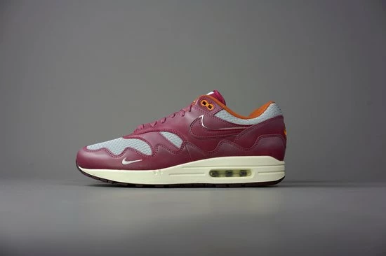 Nike Air Max 1 Patta Waves Rush Maroon (With Bracelet) DO9549-001 Maat 44.5 Metallic Silver;Rush Maroon 19 Nike Air Max 1 Patta Waves Rush Maroon (With Bracelet) DO9549-001 Maat 44.5 Metallic Silver;Rush Maroon - Afbeelding 17