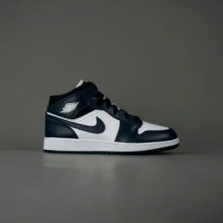 Nike Air Jordan 1 Mid Dark Teal (GS) -Dames-schoenen Verkoop 550x366 79