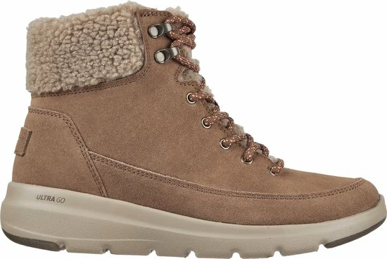Skechers Go Walk Dames Veterboot - Cognac - Maat 37 15 Skechers Go Walk Dames Veterboot - Cognac - Maat 37 - Afbeelding 13
