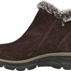 Skechers Easy Going High Zip Enkellaarsjes Bruin - Maat 40 -Dames-schoenen Verkoop 550x370 6