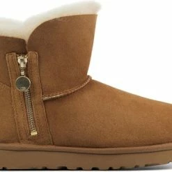 UGG Vrouwen Suède Enkellaarsjes / Laarzen / Damesschoenen 1112481 - Cognac - Maat 38.5 -Dames-schoenen Verkoop 550x371 7