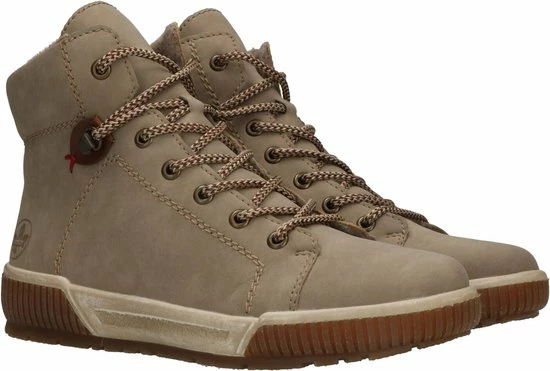 Rieker Dames Veterboot - N0730-64 Taupe - Maat 40 17 Rieker Dames Veterboot - N0730-64 Taupe - Maat 40 - Afbeelding 15