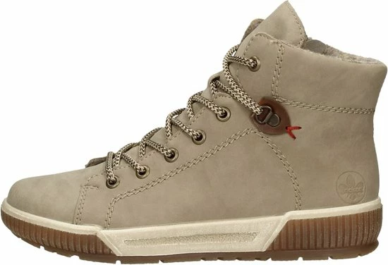 Rieker Dames Veterboot - N0730-64 Taupe - Maat 40 3 Rieker Dames Veterboot - N0730-64 Taupe - Maat 40