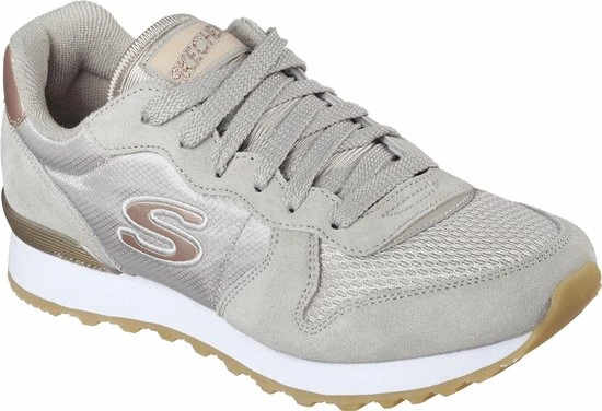 Skechers Retros-OG 85-Goldn Gurl Dames Sneakers - Taupe - Maat 37 3 Skechers Retros-OG 85-Goldn Gurl Dames Sneakers - Taupe - Maat 37
