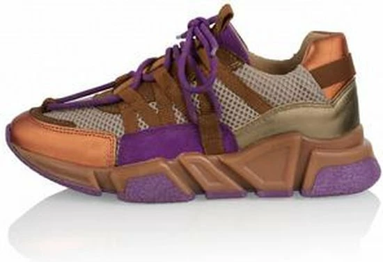 DWRS Label Dames Los Angeles Sneakers Bruin Maat 40 5 DWRS Label Dames Los Angeles Sneakers Bruin Maat 40 - Afbeelding 3
