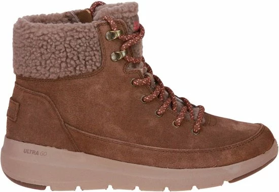 Skechers Go Walk Dames Veterboot - Cognac - Maat 37 18 Skechers Go Walk Dames Veterboot - Cognac - Maat 37 - Afbeelding 16