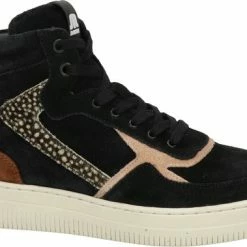 Maruti - Mona Sneakers Zwart - Black - Mauve - Rust - Pixel - 41 -Dames-schoenen Verkoop 550x379