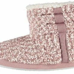 Apollo Pantoffels Dames - Sloffen - Pantoffels - Sloffen Dames - Hoog - Gebreid Patroon - Roze/wit - Maat 39/40 -Dames-schoenen Verkoop 550x381 9