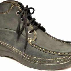 Wolky Veterschoenen Roll Shoot Zwart Nubuck -Dames-schoenen Verkoop 550x382