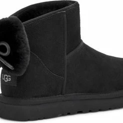 UGG Classic Mini Bow Dames Laarzen - Black - Maat 37 -Dames-schoenen Verkoop 550x383