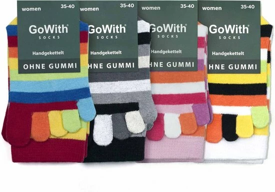 GoWith-katoen Sokken-teensokken-2 Paar-huissokken-warme Sokken-grappige Sokken-grappige Cadeaus Voor Vrouwen-35-40 5 GoWith-katoen Sokken-teensokken-2 Paar-huissokken-warme Sokken-grappige Sokken-grappige Cadeaus Voor Vrouwen-35-40 - Afbeelding 3