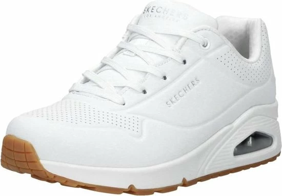 Skechers Uno Stand On Air Dames Sneakers - White - Maat 38 18 Skechers Uno Stand On Air Dames Sneakers - White - Maat 38 - Afbeelding 16