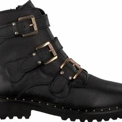 Omoda Bee 566 Biker Boots - Zwart 20 Omoda Bee 566 Biker Boots - Zwart -Dames-schoenen Verkoop 550x387 1