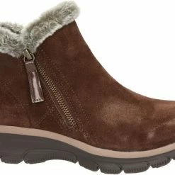 Skechers Easy Going High Zip Enkellaarsjes Bruin - Maat 40 -Dames-schoenen Verkoop 550x390 7