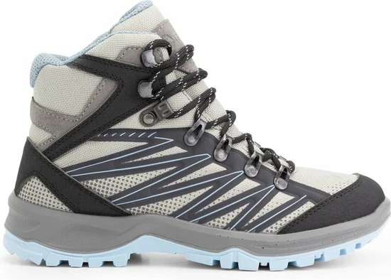Travelin' Arosund - Hoge Dames Wandelschoenen - Waterdicht En Ademend - Lichgrijs/blauw - Maat 40 3 Travelin' Arosund - Hoge Dames Wandelschoenen - Waterdicht En Ademend - Lichgrijs/blauw - Maat 40