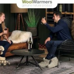 WoolWarmers Dolly Unisex Wollen Sloffen - Grijs - Maat 40 -Dames-schoenen Verkoop 550x396 5