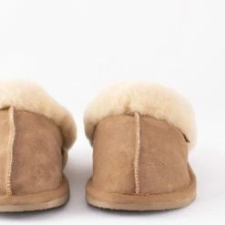 Shepherd Jessica Dames Pantoffels - Chestnut - Maat 40 -Dames-schoenen Verkoop 550x396 6