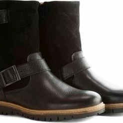 NoGRZ I.Jones Dames - Outdoorlaarzen Waterafstotend En Wol Geïsoleerd - Zwart - Maat 38