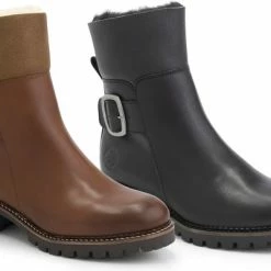 Travelin' Gyre - Leren Dames Enkellaarzen - Wol Gevoerd - Zwart Leer - Maat 38 -Dames-schoenen Verkoop 550x401 2