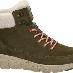 Skechers Ultra Go Dames Veterboot - Kaki - Maat 39