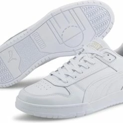 PUMA RBD Game Low Unisex Sneakers - White/TeamGold - Maat 42 -Dames-schoenen Verkoop 550x406 1