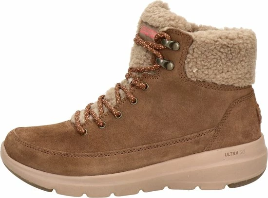 Skechers Go Walk Dames Veterboot - Cognac - Maat 37 10 Skechers Go Walk Dames Veterboot - Cognac - Maat 37 - Afbeelding 8