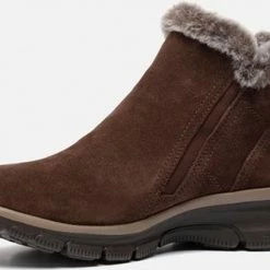 Skechers Easy Going High Zip Enkellaarsjes Bruin - Maat 40 -Dames-schoenen Verkoop 550x409 2