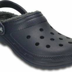 Crocs - Classic Lined Clog - Instap Sandaal - 41 - 42 - Blauw