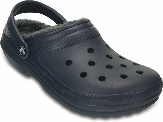 Crocs - Classic Lined Clog - Instap Sandaal - 41 - 42 - Blauw 3 Crocs - Classic Lined Clog - Instap Sandaal - 41 - 42 - Blauw