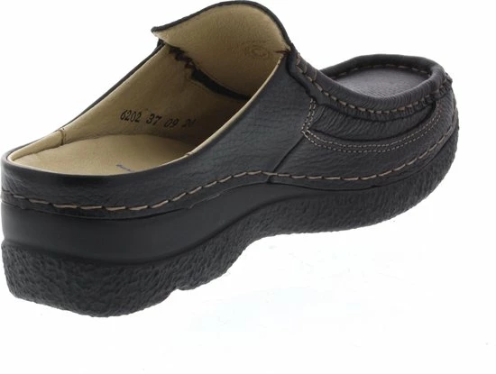 Wolky Comfortschoenen Roll Slide Zwart Leer 13 Wolky Comfortschoenen Roll Slide Zwart Leer - Afbeelding 11
