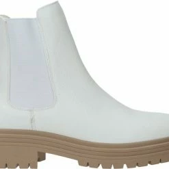 POSH By Poelman LOT Dames Chelsea Laarzen - Crème Wit - Maat 39 -Dames-schoenen Verkoop 550x415 5