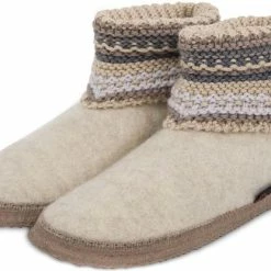 Giesswein Sloffen - Maat 37 - Vrouwen - Beige,grijs -Dames-schoenen Verkoop 550x416 3