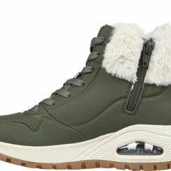 Skechers Uno Rugged Groen Sneakers Dames (167274 OLV) -Dames-schoenen Verkoop 550x417 2