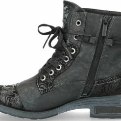 Mustang Dames Veterboot - Zwart - Maat 38 35 Mustang Dames Veterboot - Zwart - Maat 38 -Dames-schoenen Verkoop 550x417 4
