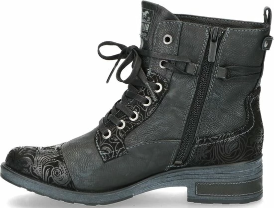 Mustang Dames Veterboot - Zwart - Maat 38 18 Mustang Dames Veterboot - Zwart - Maat 38 - Afbeelding 16