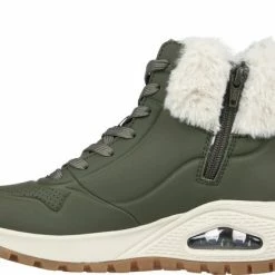 Skechers Uno Rugged Groen Sneakers Dames (167274 OLV) -Dames-schoenen Verkoop 550x417 5
