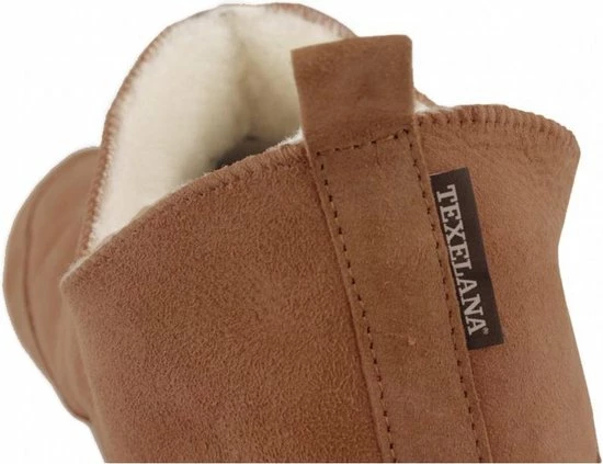 Texelana Sloffen En Pantoffels Voor Dames & Heren - Pantoffel Van Schapenvacht - Model Katja Cognac - Maat 38 8 Texelana Sloffen En Pantoffels Voor Dames & Heren - Pantoffel Van Schapenvacht - Model Katja Cognac - Maat 38 - Afbeelding 6